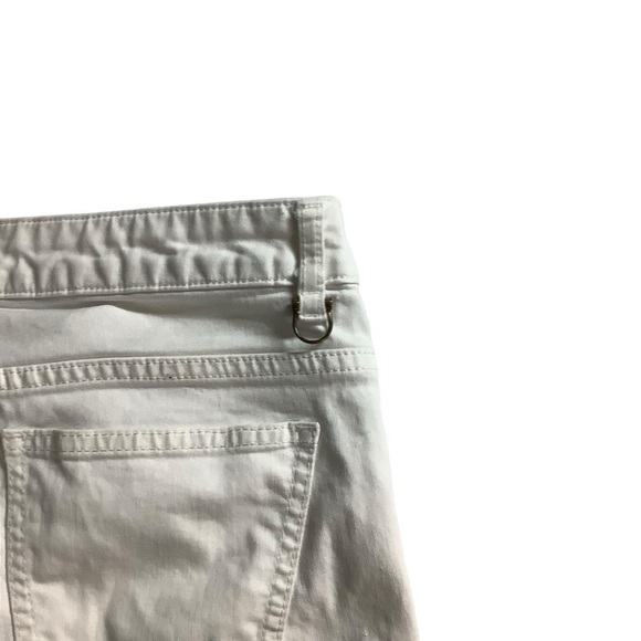 Burberry London Jeans Distressed Cropped White Size 32 Waist (measured) - Picture 9 of 10